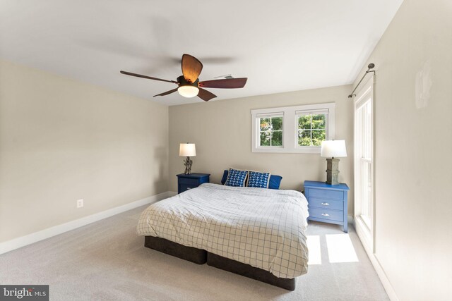 36976 Walnut Park Ln, Purcellville, VA 20132 - bedroom featuring carpet, baseboards, and a ceiling fan