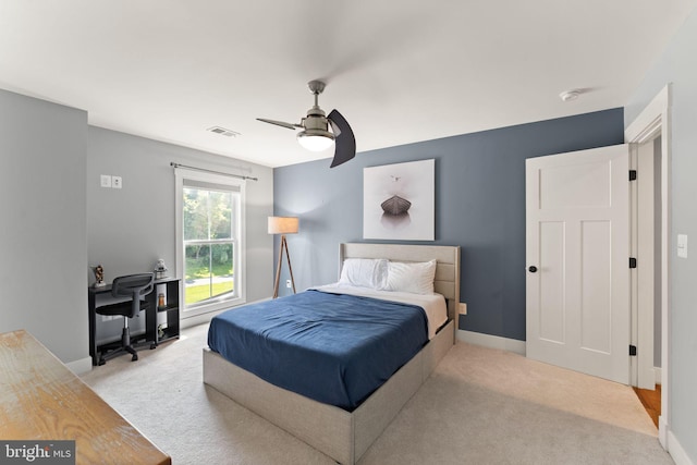 36976 Walnut Park Ln, Purcellville, VA 20132 - carpeted bedroom featuring a desk, baseboards, and a ceiling fan