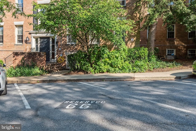 view of uncovered parking lot