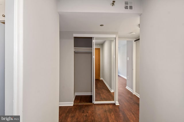 closet with visible vents