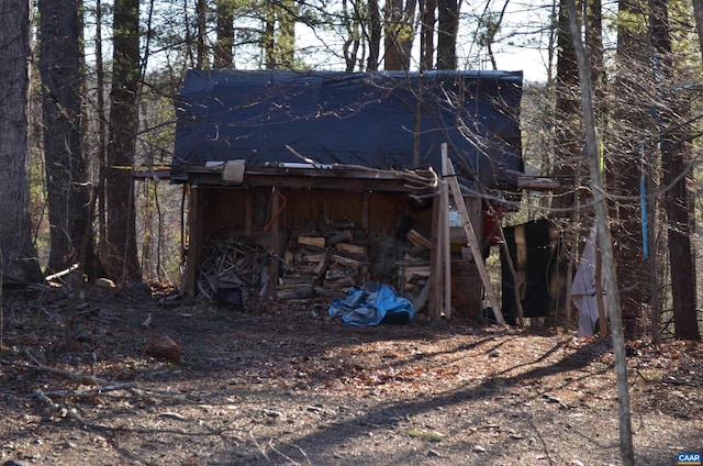 view of outbuilding with an outdoor structure