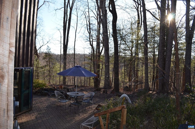 view of patio