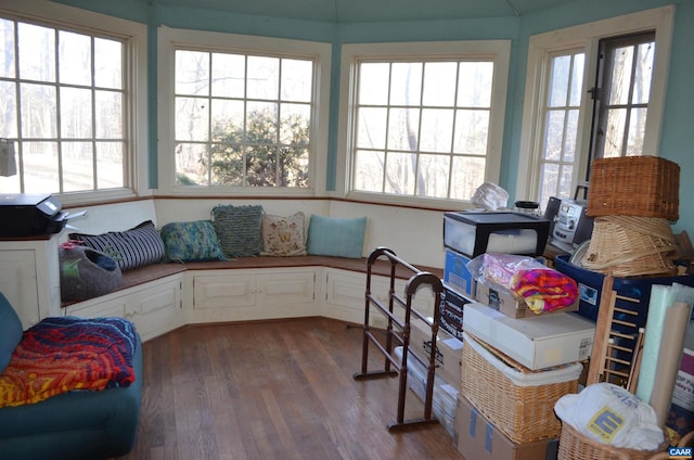 sunroom / solarium with a healthy amount of sunlight