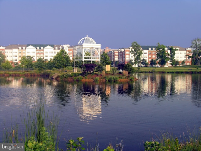 view of water feature