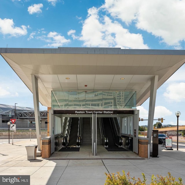 view of property's community with a carport