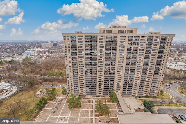 view of property with a view of city