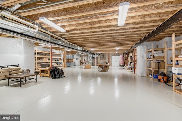 22577 Creighton Farms Dr, Leesburg, VA 20175 - view of unfinished basement