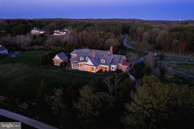 22577 Creighton Farms Dr, Leesburg, VA 20175 - aerial view with a view of trees