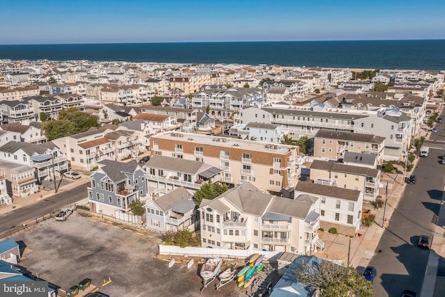 drone / aerial view featuring a city view