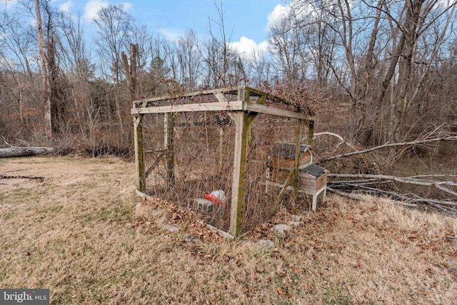 view of outdoor structure