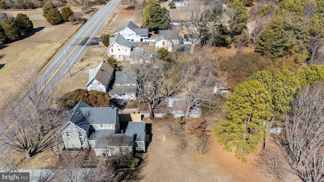 bird's eye view featuring a residential view