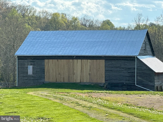 374 Finley Rd, Raphine, VA 24472 - view of pole building featuring a yard