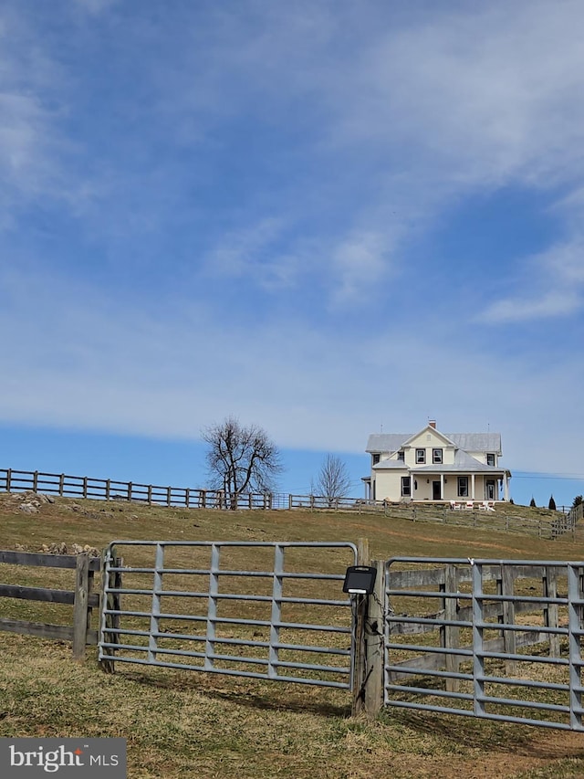 374 Finley Rd, Raphine, VA 24472 - view of yard featuring fence
