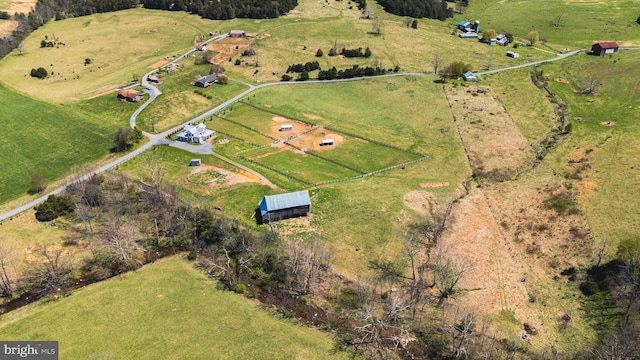 374 Finley Rd, Raphine, VA 24472 - birds eye view of property featuring a rural view