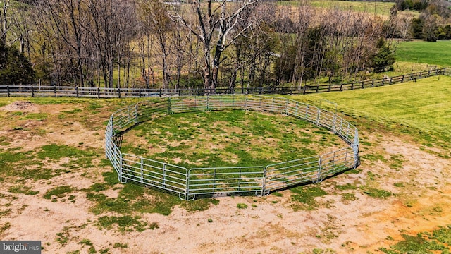 374 Finley Rd, Raphine, VA 24472 - view of yard with fence and a rural view