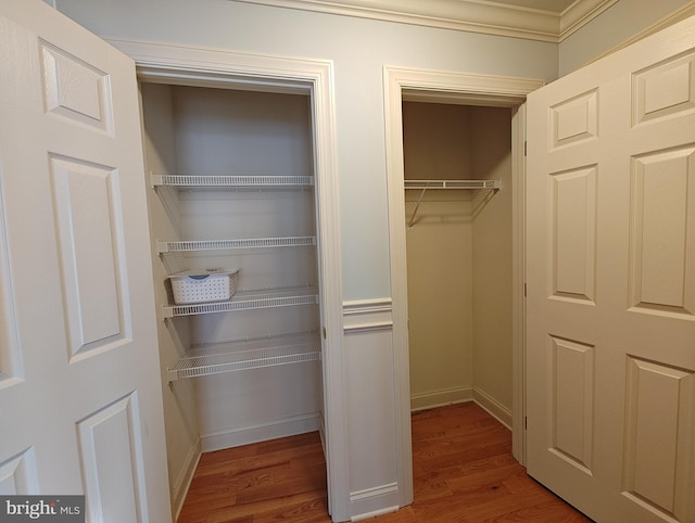 view of closet