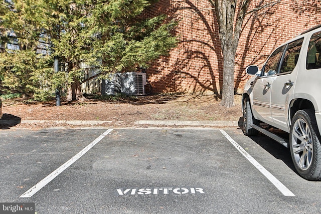 view of uncovered parking lot