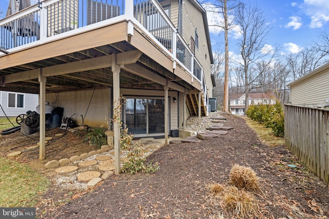 view of back of property