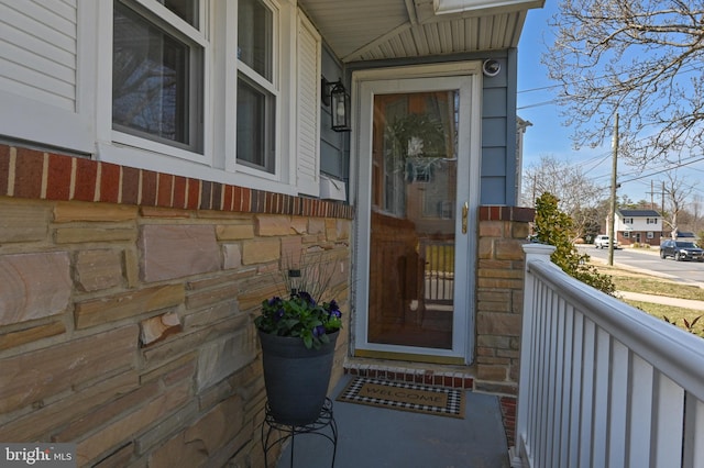 view of property entrance