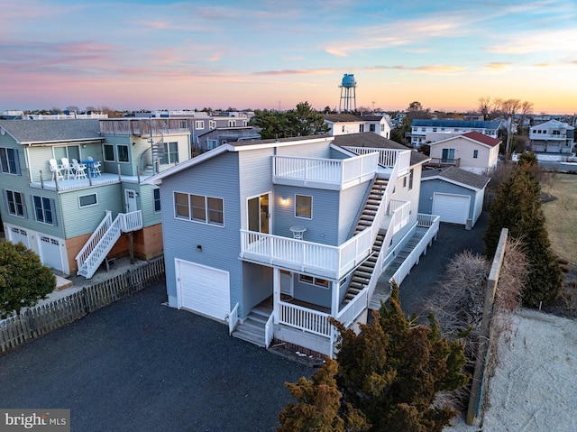 exterior space with a residential view