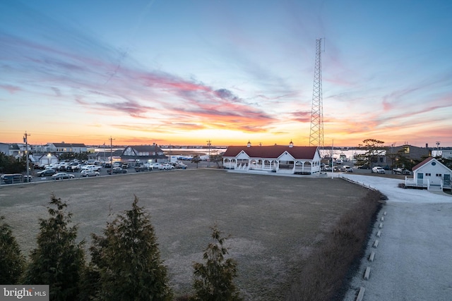 view of car parking