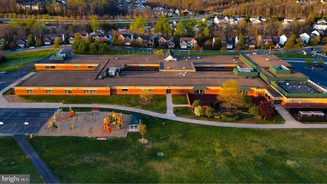 bird's eye view featuring a residential view