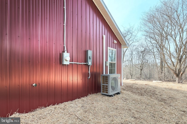 view of home's exterior featuring ac unit