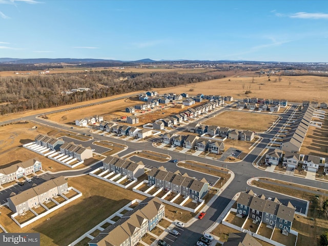 birds eye view of property featuring a residential view