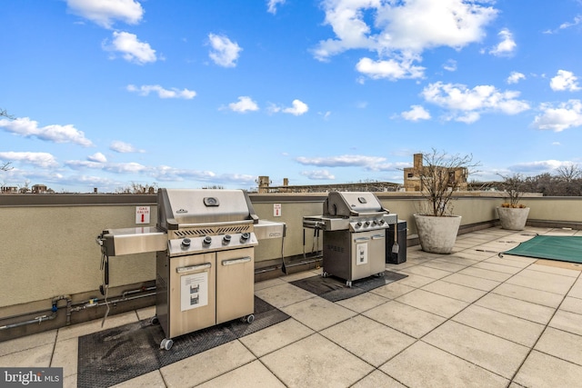 view of patio / terrace featuring area for grilling