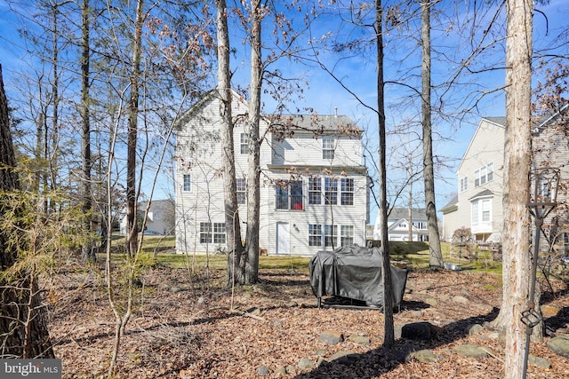 view of rear view of property