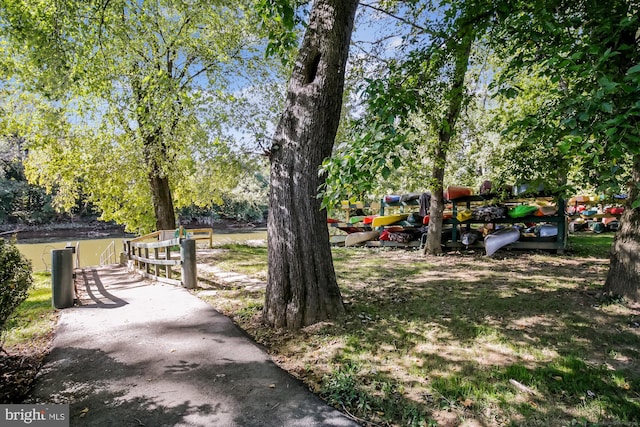 view of community