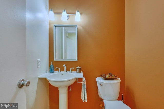 bathroom with toilet