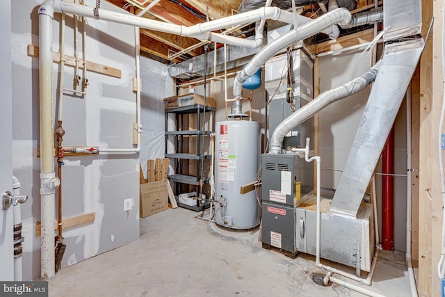 16309 Sandy Ridge Ct, Woodbridge, VA 22191 - utilities with gas water heater