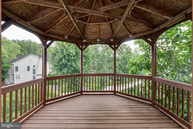 16309 Sandy Ridge Ct, Woodbridge, VA 22191 - view of wooden deck