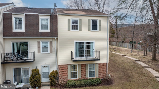 view of townhome / multi-family property