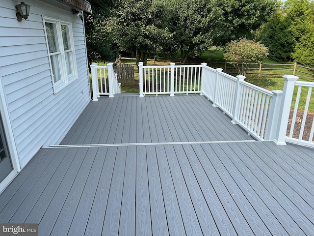 view of deck