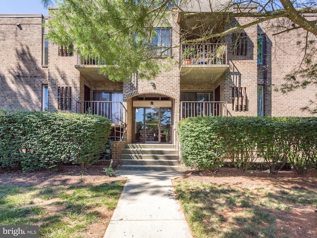 exterior space with stairway