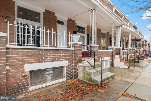 view of patio / terrace featuring covered porch