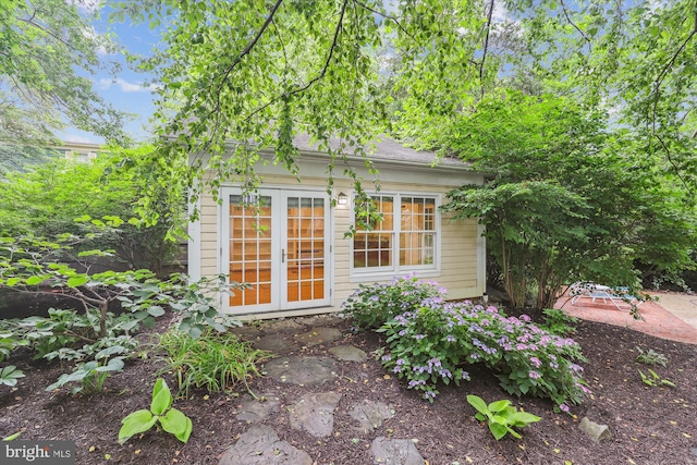 300 E Broad St, Falls Church, VA 22046 - view of outbuilding featuring french doors