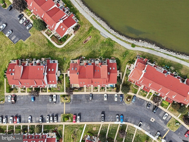 drone / aerial view featuring a residential view