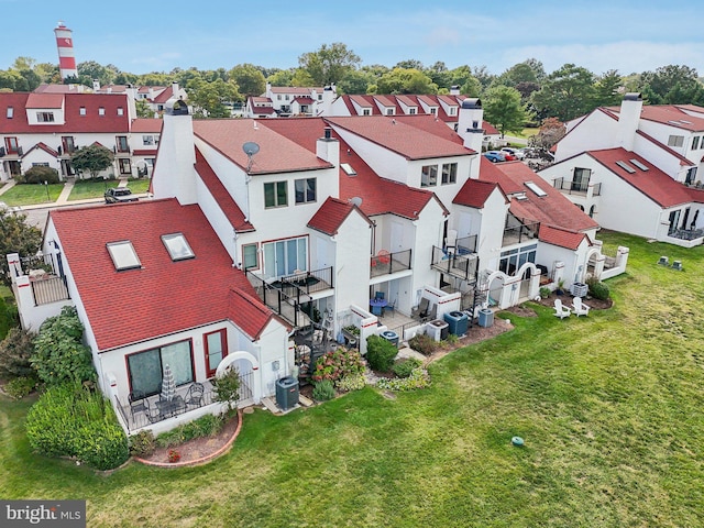 birds eye view of property featuring a residential view