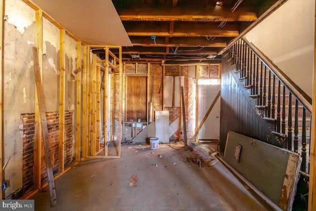 interior space with stairway