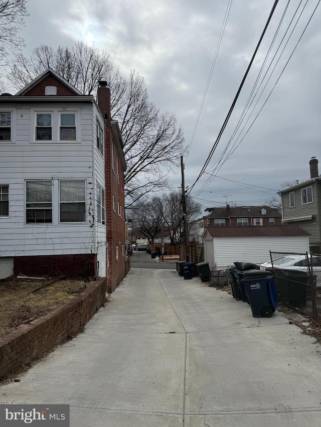 view of street