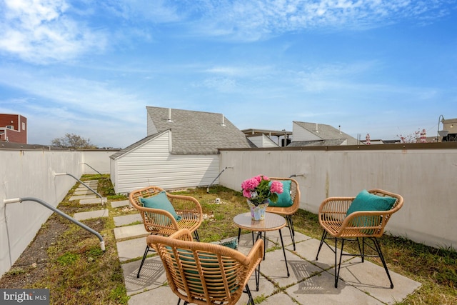 927 12th St NE, Washington, DC 20002 - view of patio / terrace with a fenced backyard