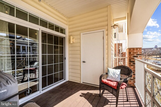 balcony with grilling area