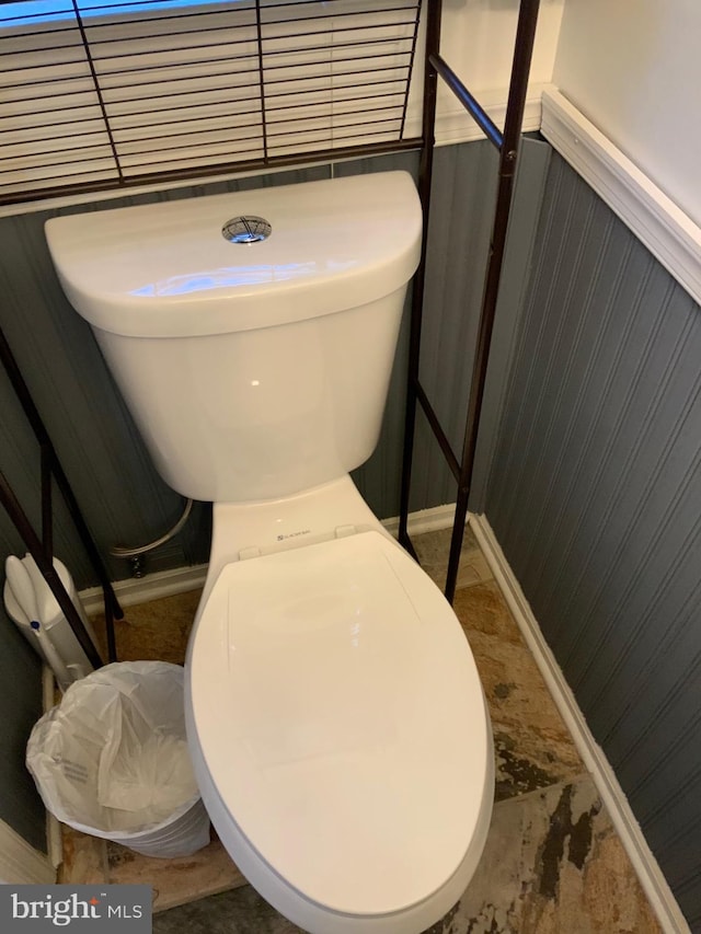 bathroom with a freestanding tub