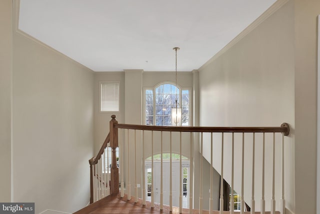 13110 Ogles Hope Dr, Bowie, MD 20720 - staircase featuring ornamental molding