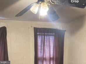 room details with a ceiling fan