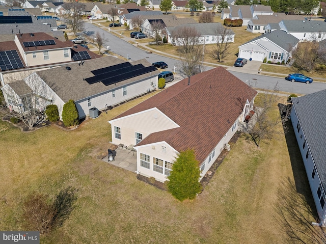 birds eye view of property featuring a residential view