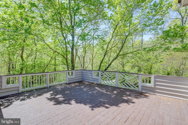 view of deck